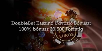 DoubleBet Kaszinó Üdvözlő Bónusz