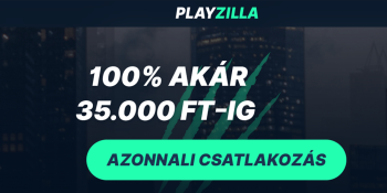 PlayZilla Fogadóiroda üdvözlő bónusz