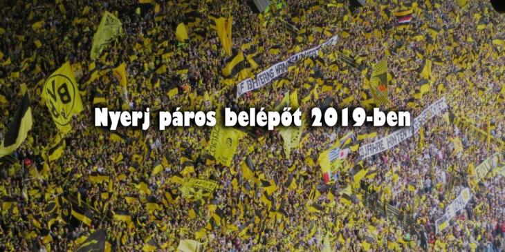 Nyerj páros belépőt 2019-ben egy általad választott európai focimeccsre!