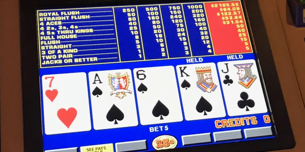 online video poker mistakes