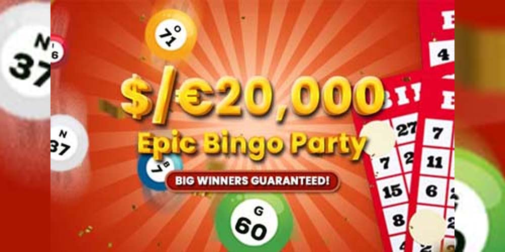 Turn the Tables at the 20K Epic Bingo Party at Cyberbingo – $/€10,000 is Yours for the Taking