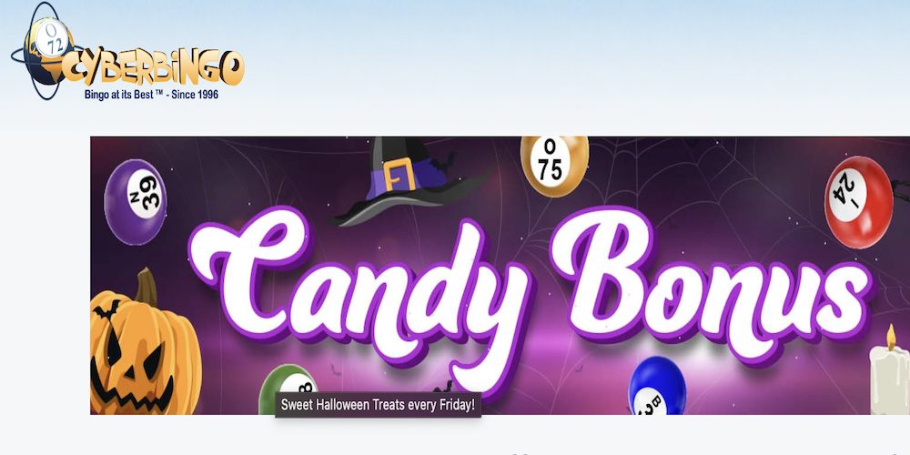 Candy Bonus at CyberBingo