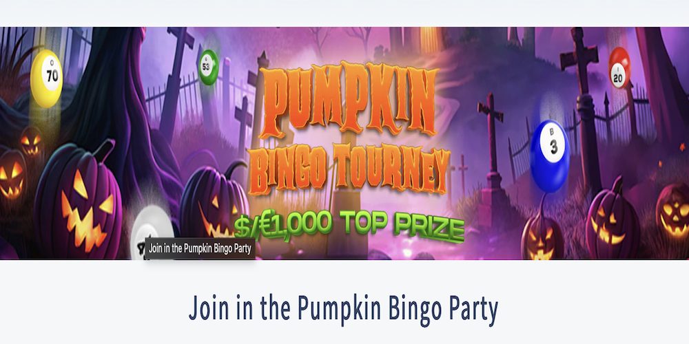 Pumpkin Bingo Tourney at CyberBingo