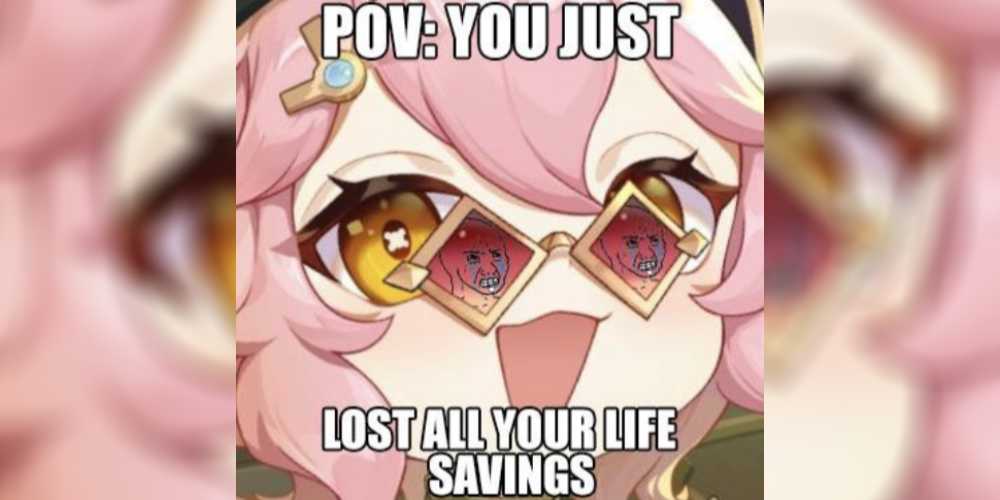 losing your life savings on gacha games