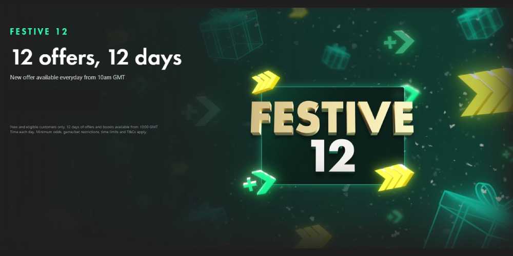 bet365 Christmas Promotion – Every Day Different Bonus with Festive 12 Campaign