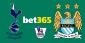 Wager on Thrilling Encounters such as Tottenham v Man City at Bet365 Sportsbook