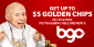 New bgo Casino Bonus Code for $5 in Live Casino Chips