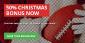 Online Betting Christmas Bonus: Celebrate Santa With up to $100 Extra