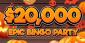 Cyberbingo Epic Bingo Party: Take Part and Win $10.000