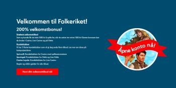 Folkeriket Casino Welcome Bonus