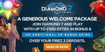 Diamond 7 Casino Welcome Bonus