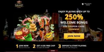 Grand Fortune Casino Welcome Bonus