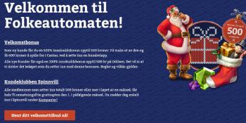 Folkeautomaten Casino Norwegian Welcome Bonus