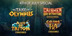 4th of July Special at Everygame Poker: Win up to 100 Free Spins