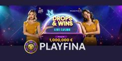 Spin and Win Big with the Drops&Wins Live Casino Tournament at Playfina Casino