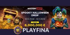 Embrace the Thrills of the Halloween Drop at Playfina Casino – €6,000,000 Prize Pool!