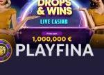 Spin and Win Big with the Drops&Wins Live Casino Tournament at Playfina Casino