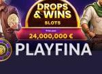 Get Spinning with the Drops&Wins Tournament at Playfina Casino – €70,000 Daily Prize Pool!