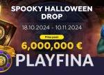 Embrace the Thrills of the Halloween Drop at Playfina Casino – €6,000,000 Prize Pool!