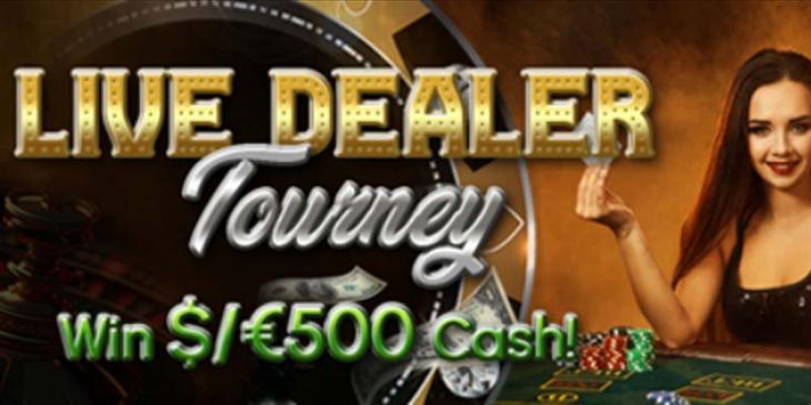 Weekly Live Dealer Tourney at Vegas Crest: Win Over €1.000!