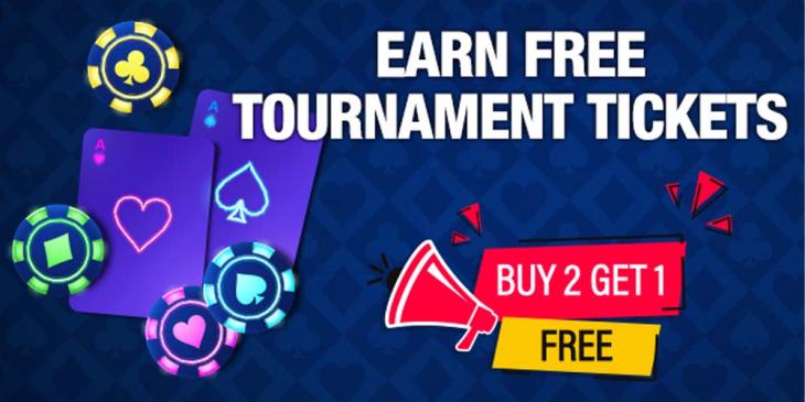 ‘2 for 1’ Tournament Ticket at Everygame Poker: Buy 2 Get 1 Free!