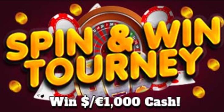 Spin & Win Tournament at Vegas Crest Casino: Win $1,000 in Cash