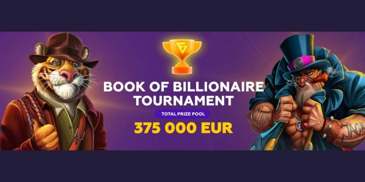 Playfina Casino Book of Billionaire Tournament: Win Up €375,000