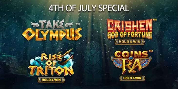 4th of July Special at Everygame Poker: Win up to 100 Free Spins