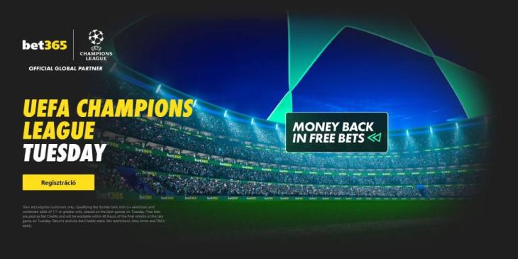 bet365 Risk-free Bet Offer for Tuesday’s UCL Games