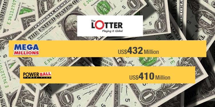 Powerball and Mega Millions Jackpot Amounts – Over $840 Million This Week